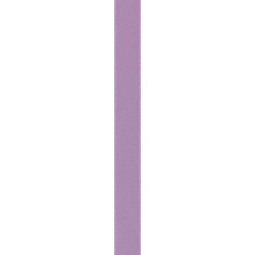 Image of Berwick Offray 361726 5 /8 inch Wide Single Face Satin Ribbon, Iris Purple, 6 Yds