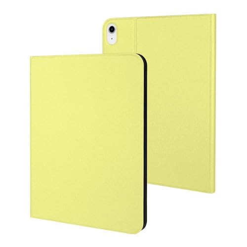 Étui iPad 10e génération 10,9 po jaune clair avec support et veille auto