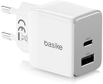 Basike Carregador de Parede Ultra Rápido, Com 1 Saída USB-C Power...