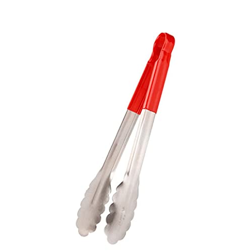 Pinzas de Cocina de Acero Inoxidable para Alimentos, para Catering, ensaladas, Parrillas, Buffet, duraderas, fáciles y cómodas de Limpiar (Medianas)