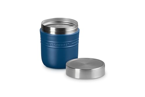 Image of Le Creuset Stainless Steel On The Go Food Jar, 16 oz., Deep Teal