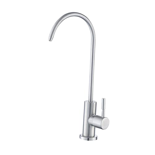 DIYEAH 1Pieza Grifo de Agua Inoxidable Cocina y Baño Instalación y Compatible con Sistemas de Media y Alta Presión para Uso Hogar
