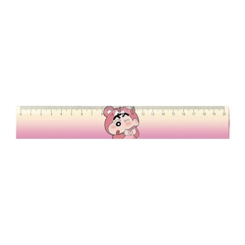 クレヨンしんちゃん 直定規 教室 ホーム オフィス用 実用性高い 製図 作図ツール 算数 測定ツール 学校事務用品 小学生中学生 文房具