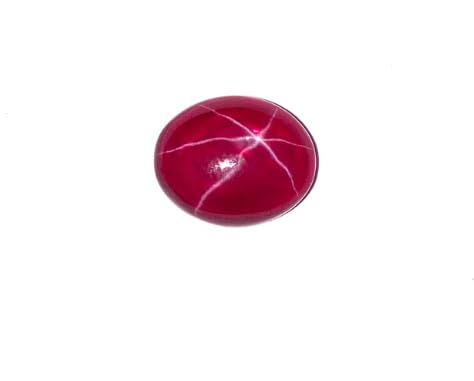 DaneGems 7.50 Ratti Untreated Natural Oriental Star Ruby By Lab Certified
