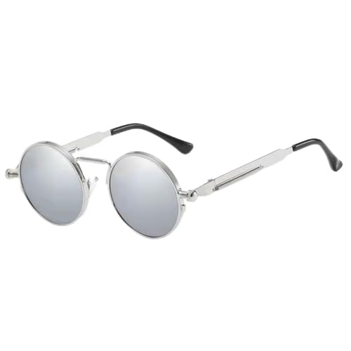 Lunettes de soleil rétro de qualité supérieure avec monture en alliage