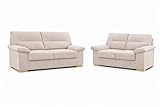 DUPI Sofá Star Pro | Conjunto 2 sofás de 3 + 2 plazas | 1 Sofá 3 plazas 190x100x90 cm | 1 Sofá 2 plazas 160x100x90 cm | Beige