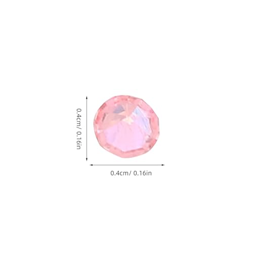 BESTOYARD 2880個ピンク樹脂製ラインストーン フラットバック 結婚式装飾用紙吹雪 花瓶に詰めるDIYデコレーション用 エレガント持続可能な多用途クラフト素材
