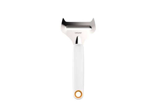 Fiskars Weichkäsehobel, Edelstahl/Kunststoff, Schnittbreite: 6 cm, Functional Form, Weiß, 1016128