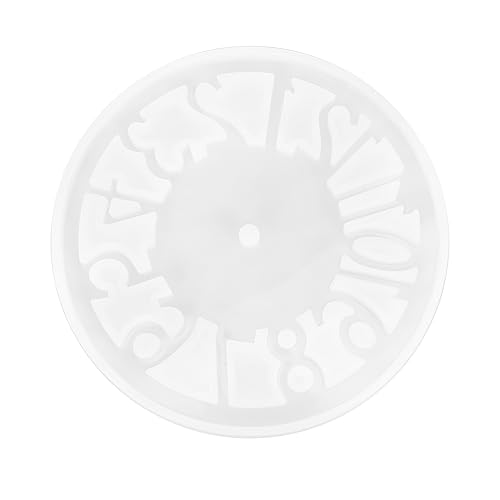 Operitacx シーシリコン製 数字型 ハデザイン 壁掛け時計用クラフトモールド エポキシ対応