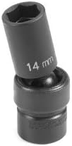 Grey Pneumatic 1015UMSD 3/8 Drive X 15mm Semi-deep Universal