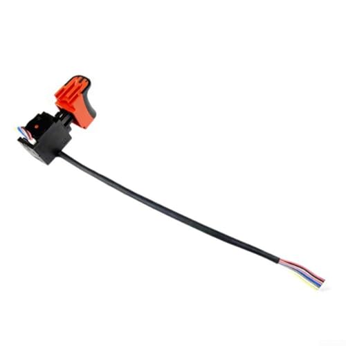 Commutateur de rechange noir compatible avec SB18LBL BS18LBL Outils électriques Numéro de pièce 343412420 316081560 Boîtier en plastique Accessoire de réparation 1 pièce