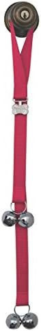 PoochieBells Dog Bell Potty Training Doorbell Premium Edition, Extra Durable Natural Fiber Soft and Flexible Webbing for Long Term Wear…