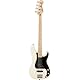 Squier by Fender Affinity Series Precision, E-Bass, Ahorngriffbrett, Olympisch Weiß, Inklusive kostenloser virtueller Kurse auf Fender Play