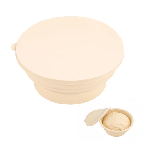 Panier à Pain Chauffant en Silicone, Panier de Fermentation Électrique Thermostatique, Bol de Fermentation Pliable pour le Levain, Idéal pour les Cuisines d'hiver, la Cuisson du Yaourt et des Pizzas