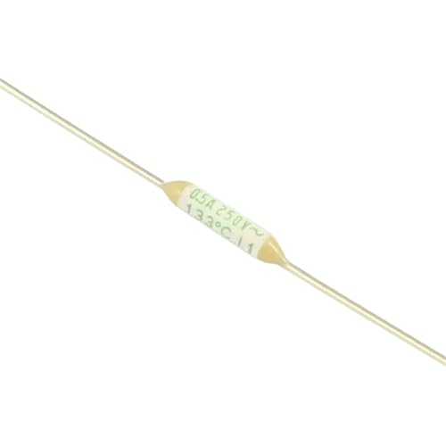Fusible thermique 133C coupure TF 133 degrés 0.5A 250V type 424 axial