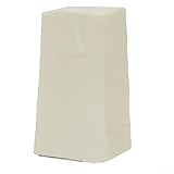 Durashmall Outdoor Brunnenabdeckung, wetterfest, staubdicht, 600D Oxford-Material, 46,5 cm, kubisch, für Gartenbrunnen und gestapelte Steinbrunnen, 420D Beige