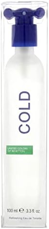 Cold By United Colors Of Benetton For Men. Eau De Toilette Spray 3.3 Ounce