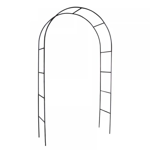 2.4M Garden Arch Metal Trellis Strong Tubular Frame Rose Climbing Plant Archway UK (1)