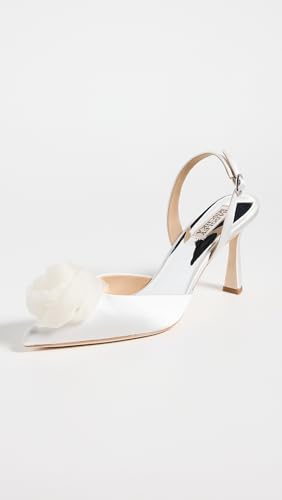 Badgley Mischka Women's CARLISE Pump, Soft White, 62