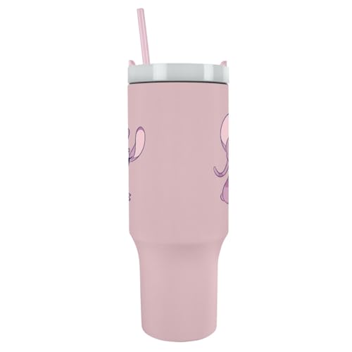 Pyramid International LILO & Stitch (Angel) 40oz/1200ml Tumbler with Straw and Lid, Advanced Double-Wall Vacuum Insulation - Image 3