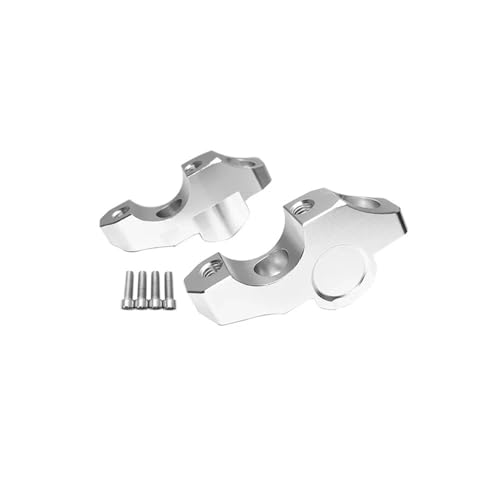 Riser de guidon M1000R S1000R argent : adaptateur d'extension de collier moto 2014-2023