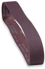 Norton Sanding Belt, 48" Length, 6" Width, Aluminum Oxide, 80 Grit, Medium, Coated, R255 Metalite, EA1-78072727983 (Pack of 2)