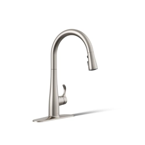KOHLER Simplice Response Touchless Pull Down Kitchen Faucet in Stainless Steel, K-22036-VS