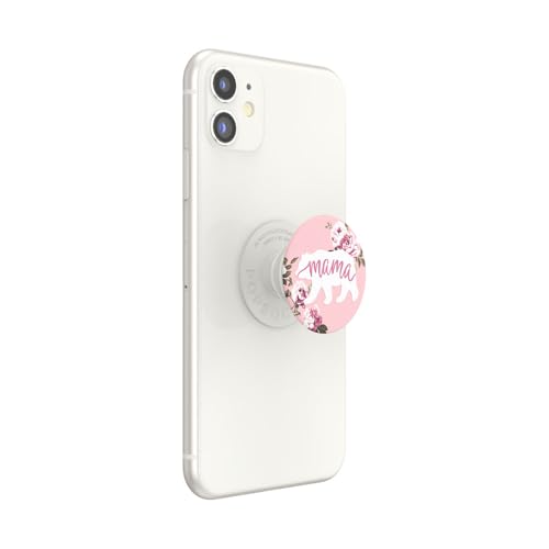 Image of PopSockets Adhesive Phone Grip, Holder, Phone Stand, Nature - Mama Bear