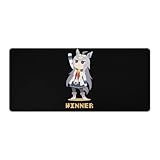 ウマ娘 プリティーダービー マウスパッド ゲーミング レザー デスクマット 大型 ゲーミングマウスパッド おしゃれ 超薄型 キーボードパッド エッジ周辺強化 防水 耐久性 清潔しやすい 滑り止めゴム底 オフィス/家庭/ゲーム/装飾に適した