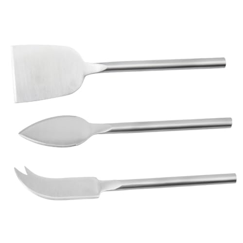 RORPOIR Cheese Knife Set 3pc Spreader Fork Spatula Stainless Steel Cheese Cutters for Charcuterie Boards