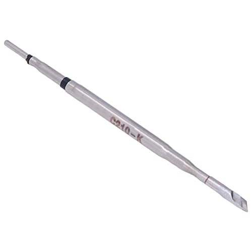 Image of Soldering Iron Tip, Fast Temperature Recovery Copper Solder Tips Easy To Install Compact Size Accurate Control for Welding Station C210-K