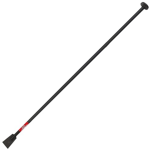 Steel Tamping and Digging Bar - Heavy Duty Spud for Stump Removal, Root Cutting, Demolition, and Post Hole Digging - Pry Bar for Yard and Construction Work - 100% Made in the USA - 68 Inch