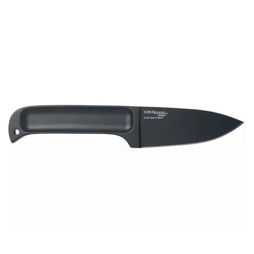 Image of Cold Steel Drop Forged Hunter 4 inch 52100 High-Carbon Steel Drop Point Fixed Blade Multi-Purpose Outdoor Game Hunting Utility Knife, 4-5 /8 inch Handle, Weather-Resistant Secure-Ex Sheath