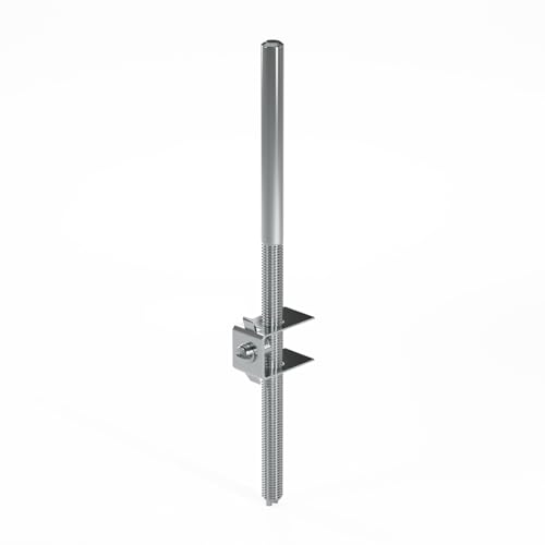 Ensamblaje de perno para puertas plegables Brixwell 1-165, gris, 5-1/2 pulgadas miniatura 2