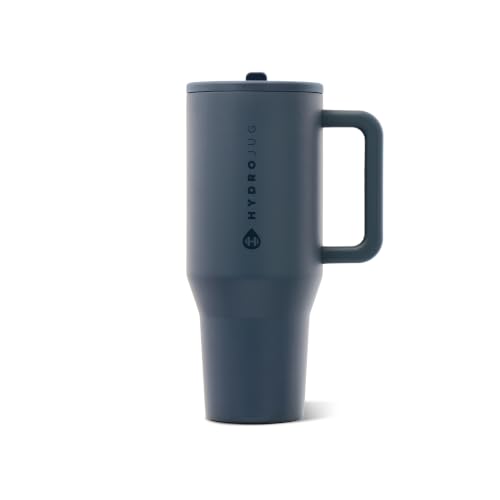HydroJug Traveler 40oz, Insulated Tumbler with Handle & Straw, Cascade