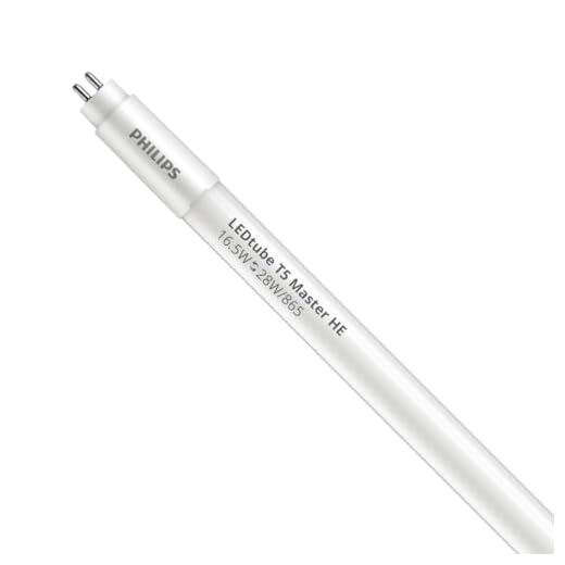 Philips LED Röhre T5 MASTER (Mains AC) High Efficiency 16.5W 2500lm - 865 Tageslichtweiß | 115cm - Ersatz für 28W