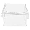 Clear large toy storage bags with zipper plastic bins with handle toy organizer for playroom blocks clothes stuffed animal storage  urban country home decor