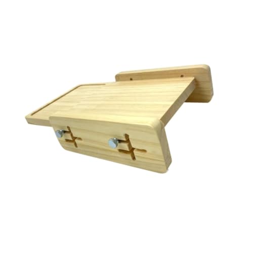 Trancheuse à pain horizontale en bois QOKLIYUI avec guide réglable