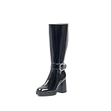 bottes nina vita Type de talon : Talon Bloc GABYLOU Bottes mollets larges XL - Modele Nina. BlackP24. 38