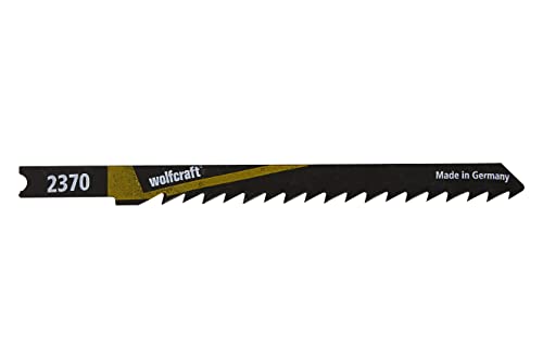 wolfcraft 2370000 2 Stichsägeblätter HCS Länge 80 mm