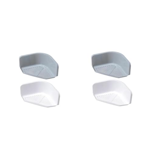 Panier de rangement triangulaire sans perçage pour maximiser l'espace douche