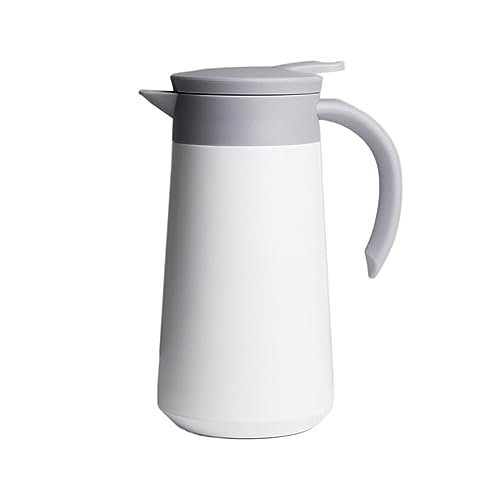 Tetera eléctrica aislada para hogar 800 ml blanca miniatura 1