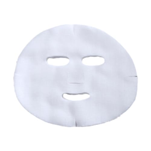 100 Pieces Gauze Mask Large Precut Gauze Face Masks Soft Gauze Face Pads White Net Face Gauze Mask, Style B