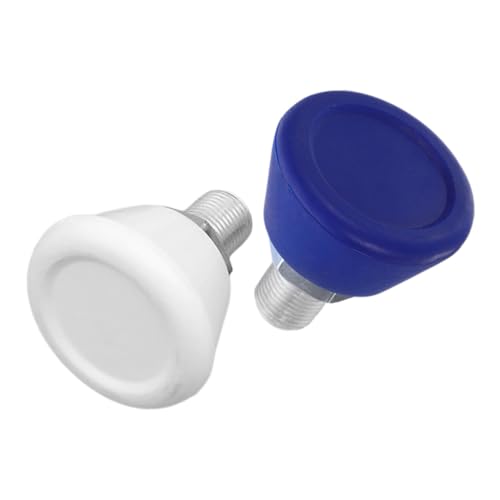 Kisangel 2pcs Roller Skate Toe Stoppers Jam Plugs for Roller Skating Easy Installation Non Marking Brake Pads Compatible with