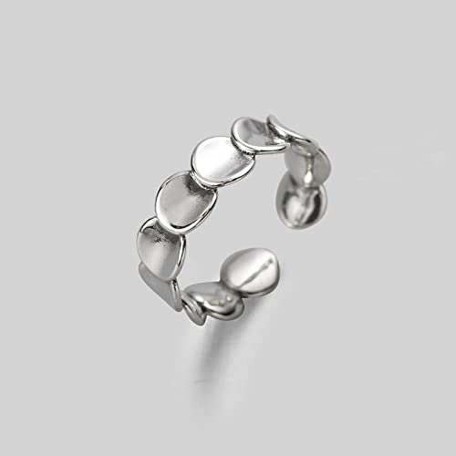 Bague en argent S925 pour femme : l'élégance artisanale du motif écailles de dragon - 5