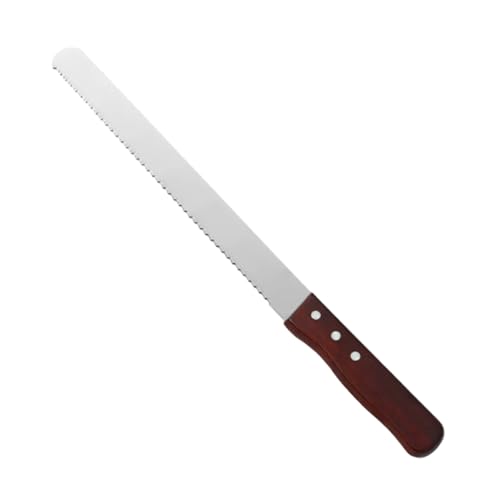 CONGARTENO Bread Knife Scoring Knife for Bread Baking Stainless Steel Bread Slicer Wooden Handle for Baking and Slicing