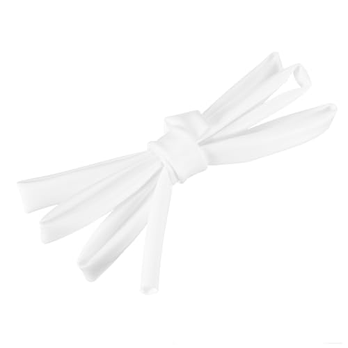 QUARKZMAN Tubo Termorretráctil Silicona Relación 1.7:1 0.31' (8mm) DI x 0.35' (9mm) 3.28 pies (1m) Funda Aislante Goma Silicona para Cableado Automotriz Marina, Blanco