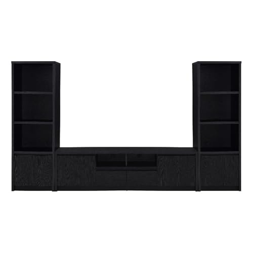 Image of Coaster Home Furnishings Winfield 3-Piece Entertainment Center 78-Inch Tv Stand Black