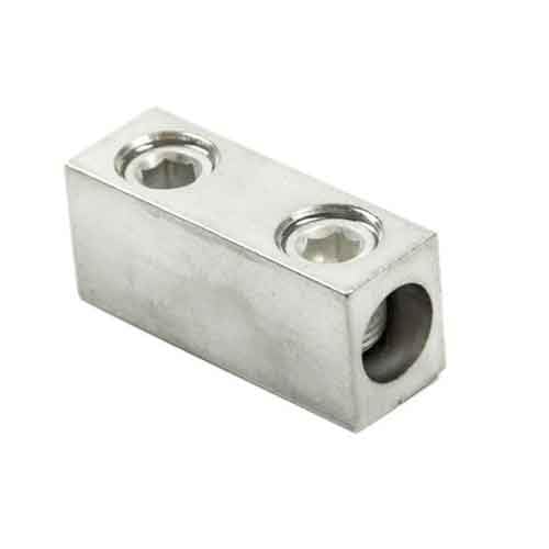 Hazlet SQ12005 250 MCM - 6 AWG 2 Screws Aluminum Splice/Reducer Mechanical Connector Number 250 kcmil (4/0 AWG) - 6 AWG Wire Range - Pack of 5