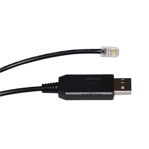 Câble USB vers RJ22 4P4C RG12 6C6P adaptateur série PC 3m pour communication